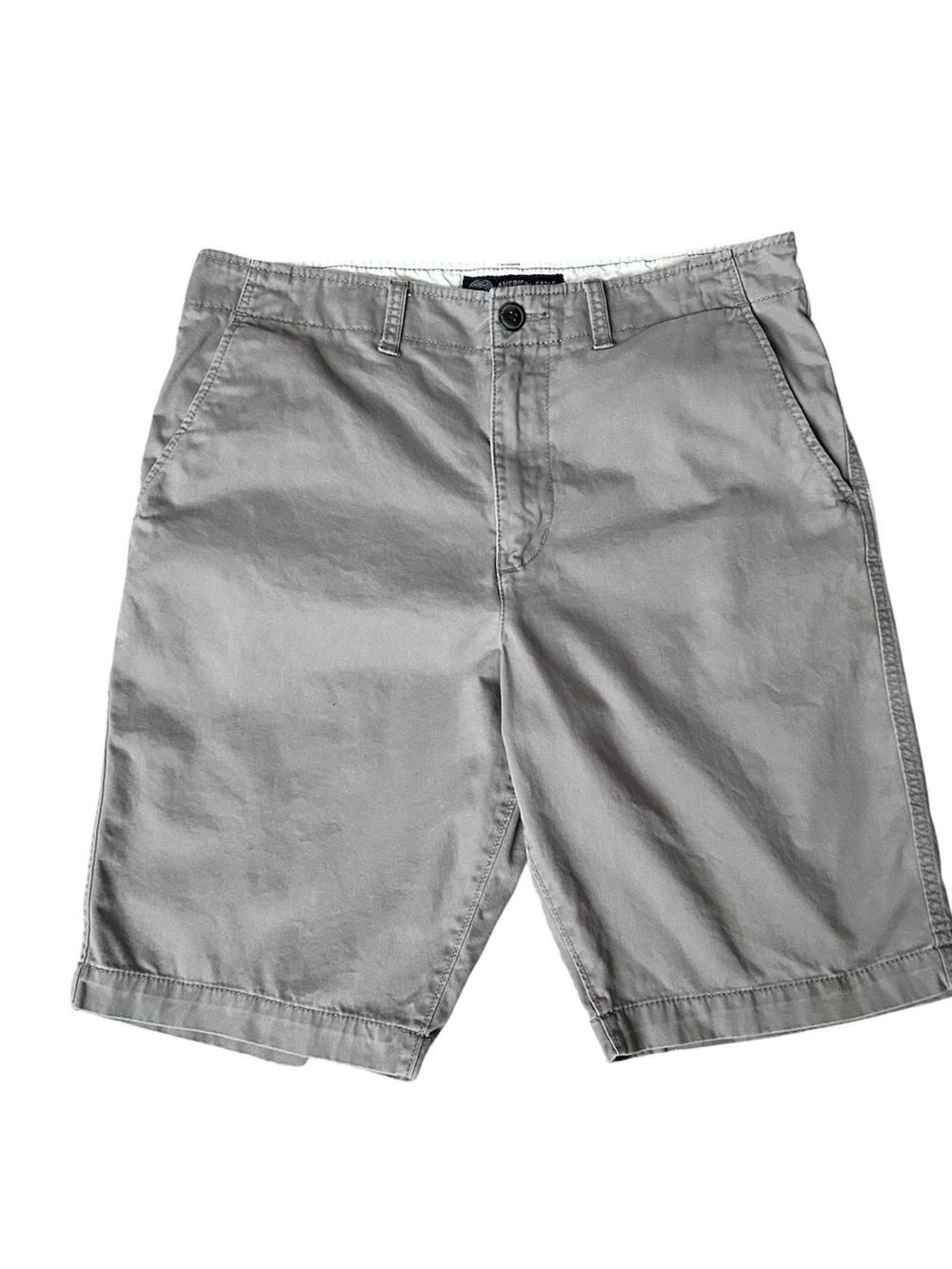 American Eagle Men’s Gray Longboard Flat Front Shorts size 34
